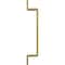 Ekena Millwork Premium 7"L x 1 1/4"W Pull Handle for 2 1/4" Doors, Jacob's Gold GB6001PH507JG - alternate 3